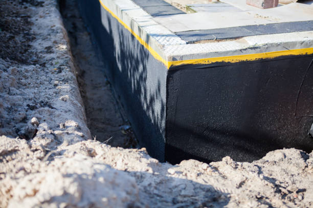 Residential Basement Waterproofing installation at a Blaine, WA home by SJ Waterproofing Pros